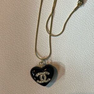 Cc Charm With Unbranded Stainless Steel Chain Preowned